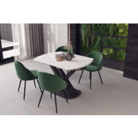 Sheffilton SHT-DS291 (белый мрамор/черный/лиственно-зеленый/черный муар) Image #4