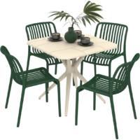 Sheffilton SHT-DS310 (темно-зеленый/бежевый)