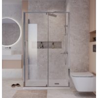 Niagara 110x90x195 / NG-66-11A-A90-34 (хром/прозрачное стекло) Image #8