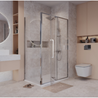 Niagara 110x90x195 / NG-66-11A-A90-34 (хром/прозрачное стекло) Image #9