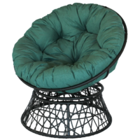 Garden Story Папасан / 45123МТ (черный/зеленый)