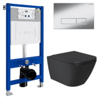 Lauter Nuremberg 21811B + 21901002 (черный, с кнопкой 219703HD сатин) Image #1