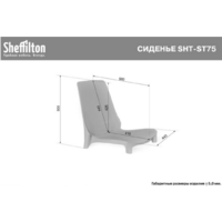 Sheffilton SHT-DS205 (белый/хром лак) Image #6