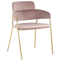 Stool Group Полин / FDC6085 MISTY ROSE FUT-64 (велюр розовый)