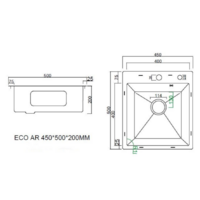 ARFEKA ECO AR мойка 450*500, роллер-мат, дозатор BLACK Image #10