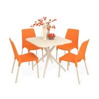 Sheffilton SHT-DS204 (бежевый/оранжевый/ваниль)