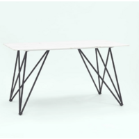 Stool Group Сакраменто 140x90 / DT-968-W-140 (белый/стекло) Image #3