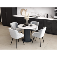 Sheffilton SHT-DS301 (мрамор кристалл/антрацит/серое облако/черный муар) Image #2