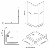 Triton Вента 80x80 (хром, без поддона) Image #6