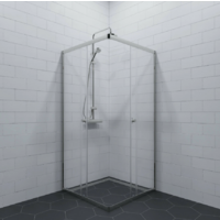 Triton Вента 80x80 (хром, без поддона) Image #1