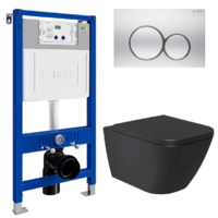 Lauter Nuremberg 21811B + 21901002 (черный, с кнопкой 219703E сатин) Image #1