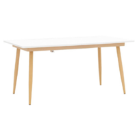 Stool Group Стокгольм раскладной 160-220x90 / DT-1706-160 (белый)