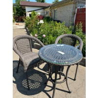 AIKO DECO 2 с круглым столом 7019П Серо-коричневый Image #2