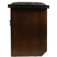 Мебелик Патриция 2 каретная стяжка (орех/кожзам ева 1) Image #3