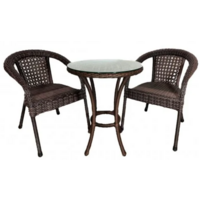 AIKO DECO 2 с круглым столом 7034П шоколад Image #1