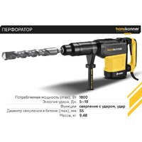 Hanskonner SDS-MAX / HRH1855M Image #8