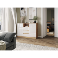 Woodville Маллоу-2 / 563534 (дуб вотан/белый глянец) Image #2