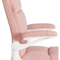 TetChair Lugano Wh ткань Teddy (розовый) Image #6