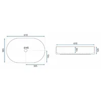 Rea Nadia 60 Black Matt White U8781 Image #3