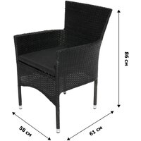 Garden Story Аскер / GS015/GS017 (черный/ротанг серый) Image #10