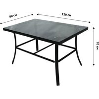 Garden Story Аскер / GS015/GS017 (черный/ротанг серый) Image #5