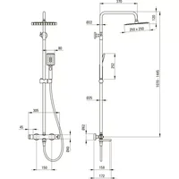 Deante NAC_F1HT THERM STEEL (брашированная сталь) Image #2