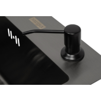 ARFEKA ECO AR мойка 450*450 (настольная), коландер, дозатор BLACK DECOR Image #2