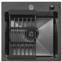 ARFEKA ECO AR мойка 450*450 (настольная), коландер, дозатор BLACK DECOR Image #5