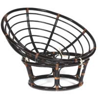 TetChair Papasan 23/01 W без подушки (античный черно-коричневый)