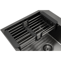 ARFEKA ECO AR мойка 450*450 (настольная), коландер, дозатор BLACK DECOR MILLET GRAINS Image #3