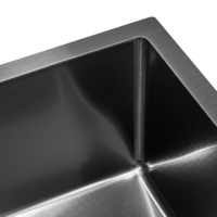 ARFEKA ECO AR мойка 450*450 (настольная), коландер, дозатор BLACK DECOR MILLET GRAINS Image #4