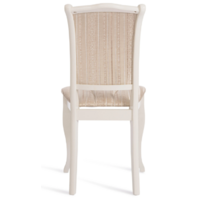 TetChair Opera 45x53x97 (дерево гевея/Ivory White/слоновая кость/ткань бежевая/рисунок золото) Image #9