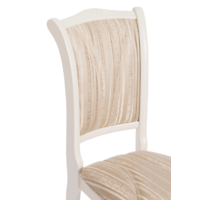 TetChair Opera 45x53x97 (дерево гевея/Ivory White/слоновая кость/ткань бежевая/рисунок золото) Image #3