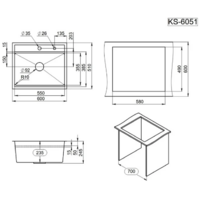 Granula KS-6051 (сталь матовый) Image #3