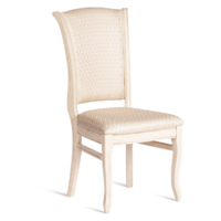 TetChair Versal мягкое сидение (бук/жаккард бежевый/бежевый патина)