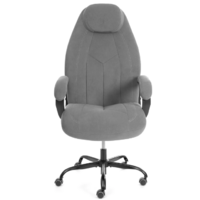 TetChair Boss metalBL (велюр, серый, 29) Image #7