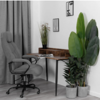 TetChair Boss metalBL (велюр, серый, 29) Image #14