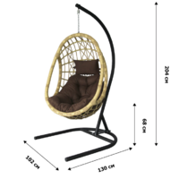 Garden Story Ривьера / D24-МТ2025 (черный/бежевый/коричневый) Image #3