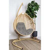 M-Group Капля Люкс / 11030509 (бежевый ротанг/серая подушка) Image #2