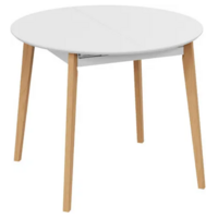 Трия Форли Тип 1 / Б-161 ( белый матовый/натуральное дерево) Image #1