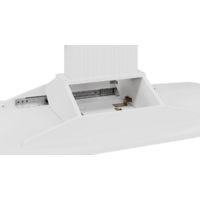 Трия Хилтон раздвижной Тип 1 (белый глянец/стекло глянцевое белое) Image #6