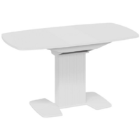 Трия Хилтон раздвижной Тип 1 (белый глянец/стекло глянцевое белое) Image #2