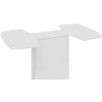 Трия Хилтон раздвижной Тип 1 (белый глянец/стекло глянцевое белое) Image #7