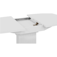 Трия Хилтон раздвижной Тип 1 (белый глянец/стекло глянцевое белое) Image #4