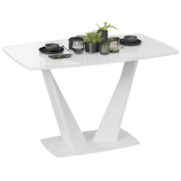 Трия Фабио тип 1 раздвижной (белый матовый/стекло глянцевое белое) Image #4