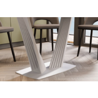 Трия Фабио тип 1 раздвижной (белый матовый/стекло глянцевое белое) Image #14