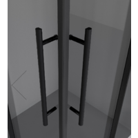 Niagara NG-2829-34BLACK 90x90x195 (черный матовый/тонированное стекло) Image #2