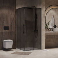 Niagara NG-2829-34BLACK 90x90x195 (черный матовый/тонированное стекло) Image #13