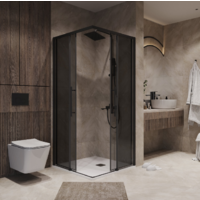 Niagara NG-2829-34BLACK 90x90x195 (черный матовый/тонированное стекло) Image #12